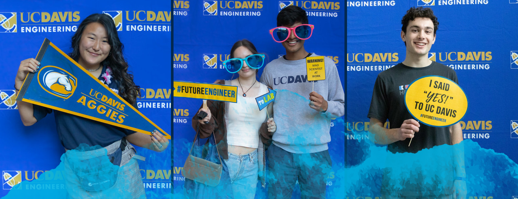 Students at UC Davis Aggie Day