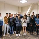 The members of the UC Davis Competitive Programming Club pose for a group photo. 
